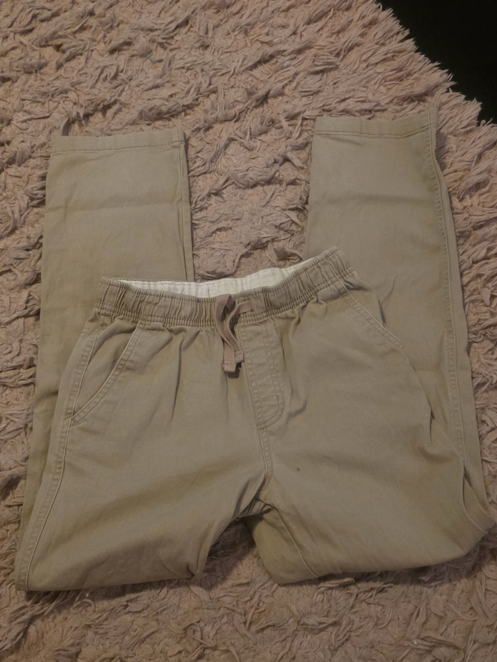 wonder nation Khaki Drawstring Jogger Pants - Beige
